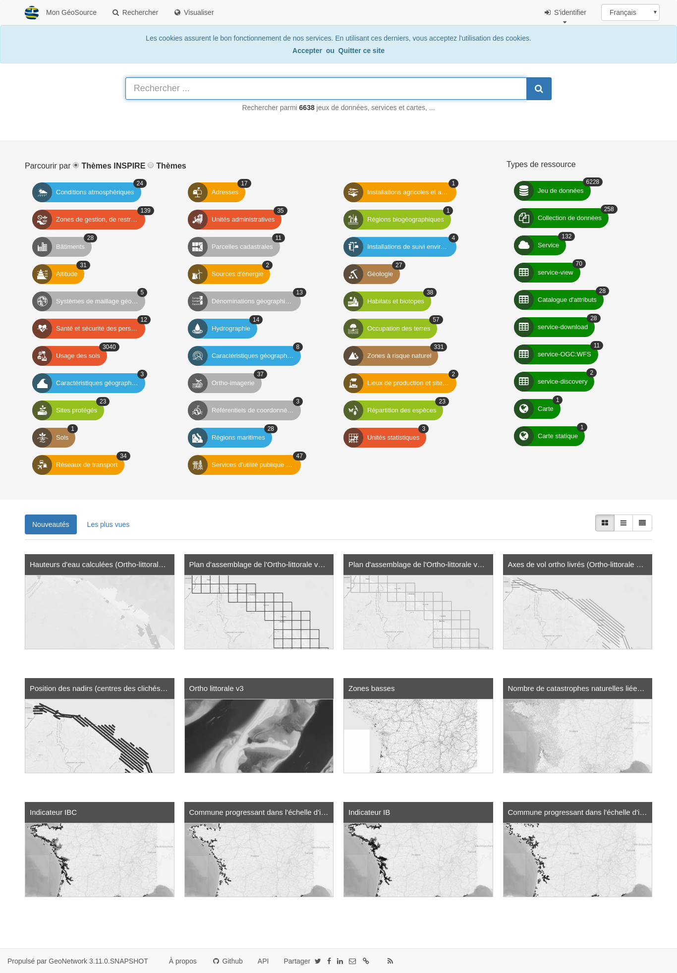 Some GeoNetwork Nodes — GeoNetwork Opensource V3.10 GeoNetwork ...