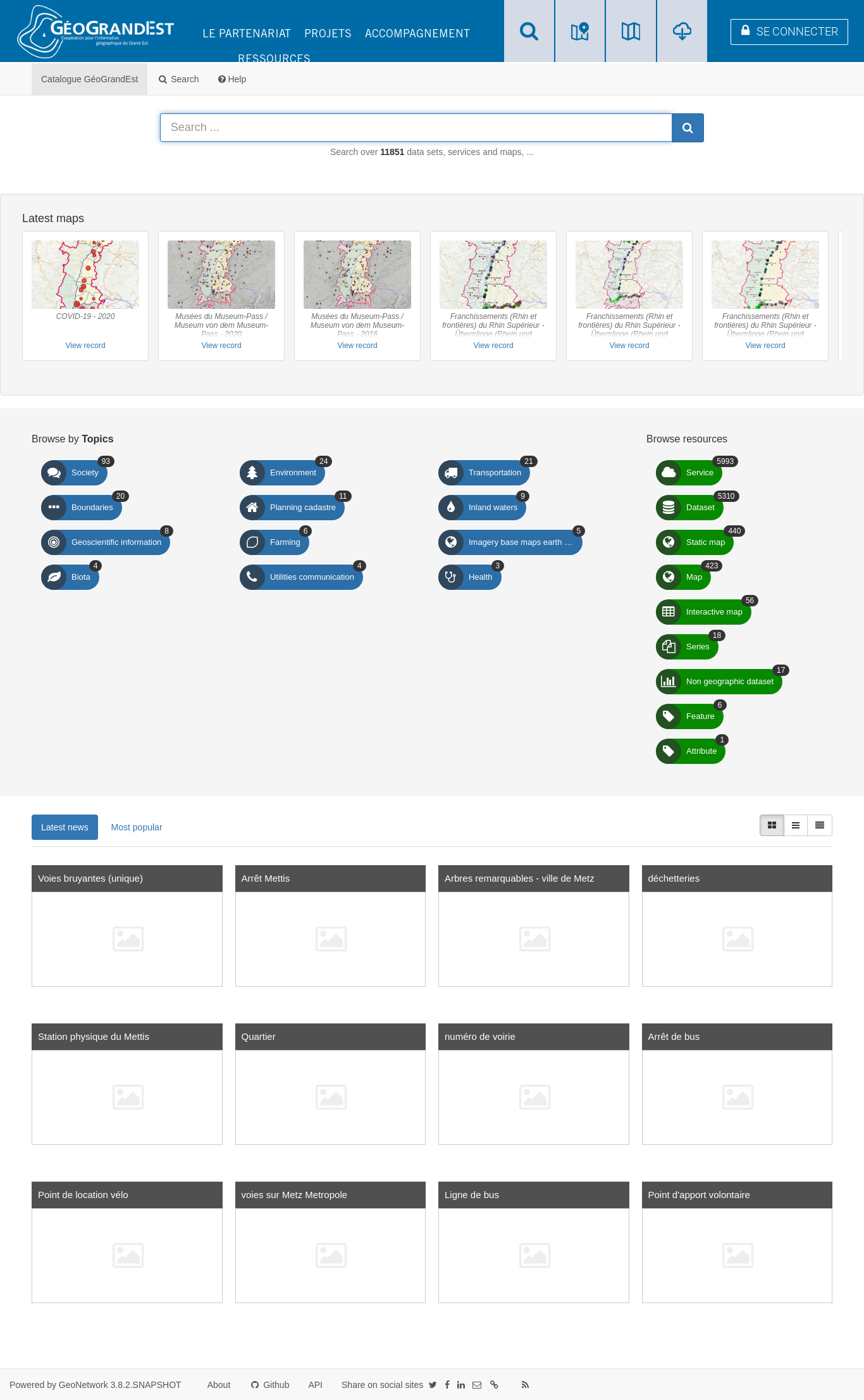 Some GeoNetwork Nodes — GeoNetwork Opensource V3.10 GeoNetwork ...